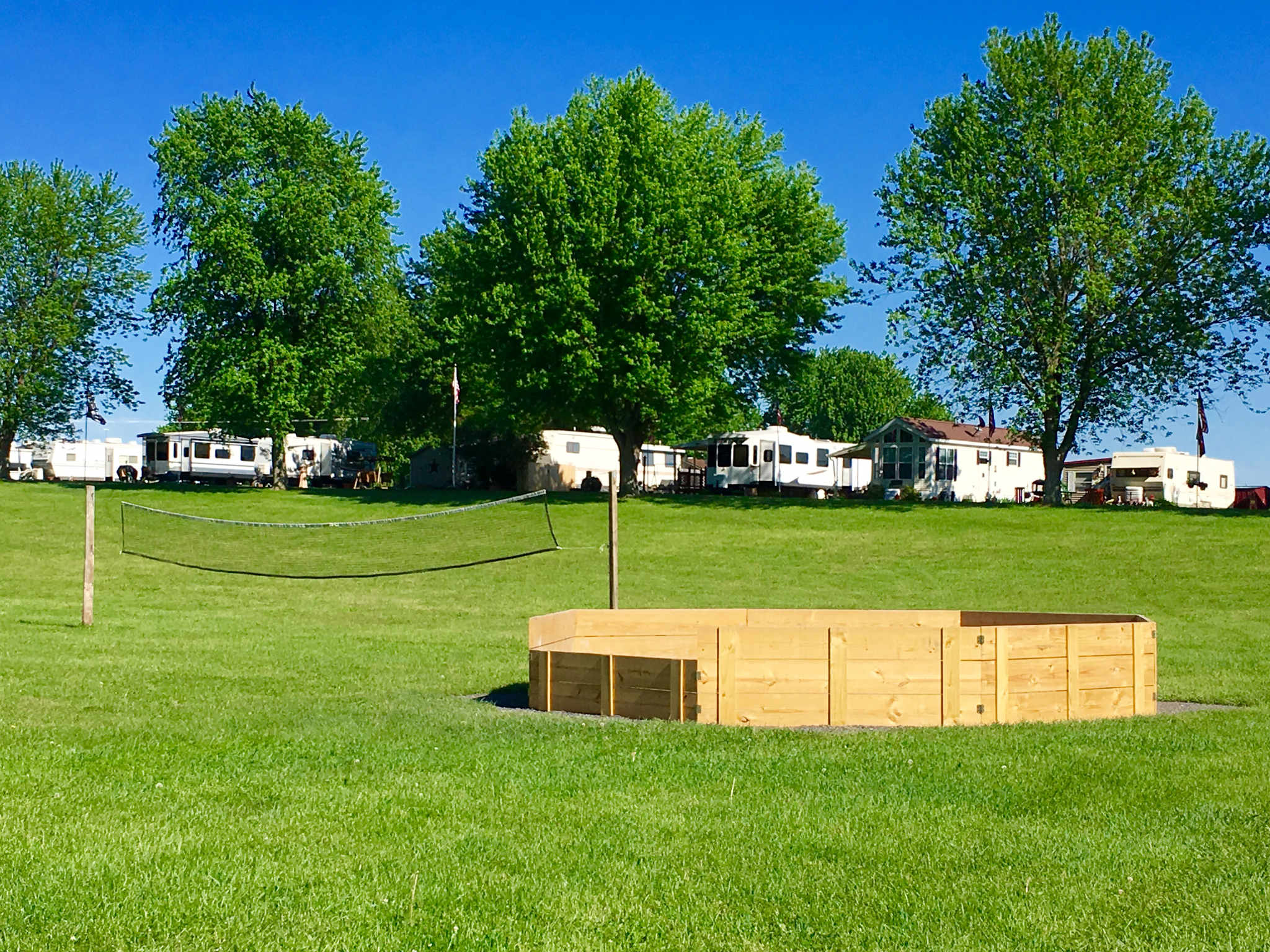 Badminton court at Willow Mill