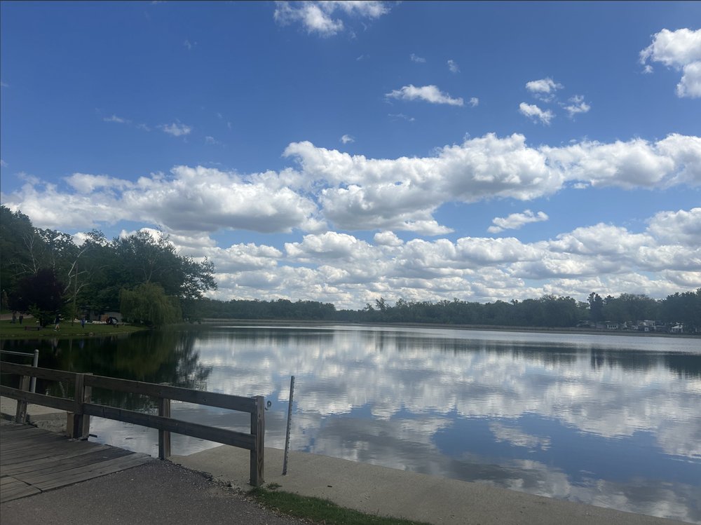 Lake view from the dock at Willow Mill