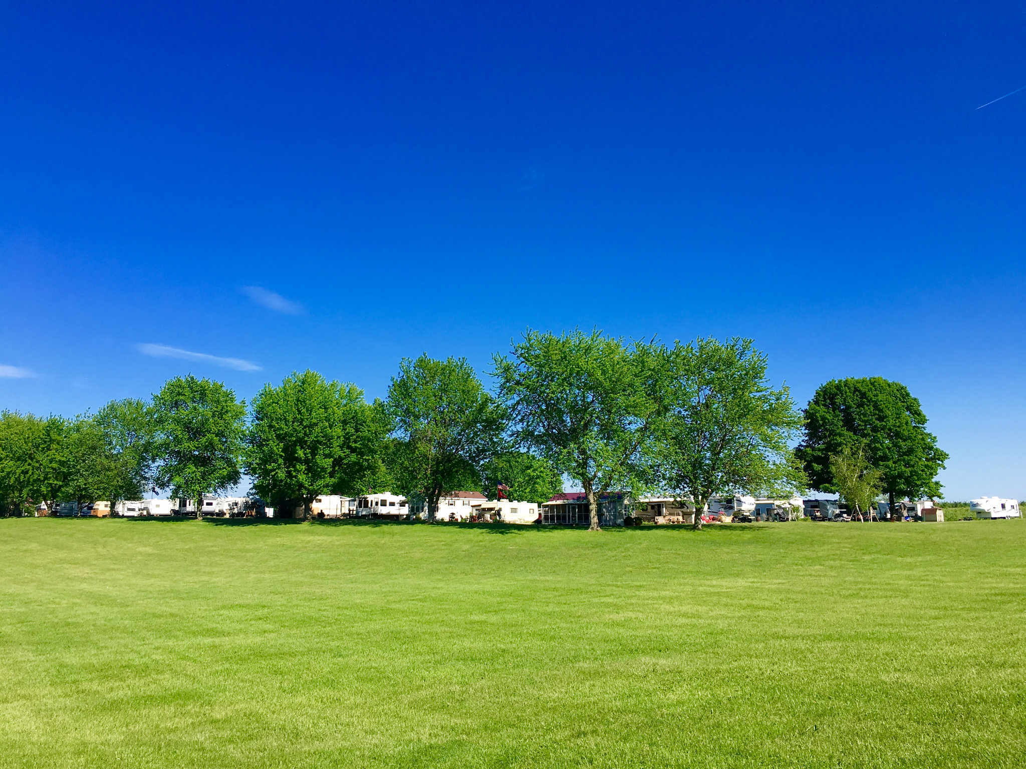 Campers enjoying Willow Mill Campground